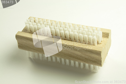 Image of wooden nail brush