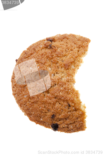 Image of Bitten cookies isolated  