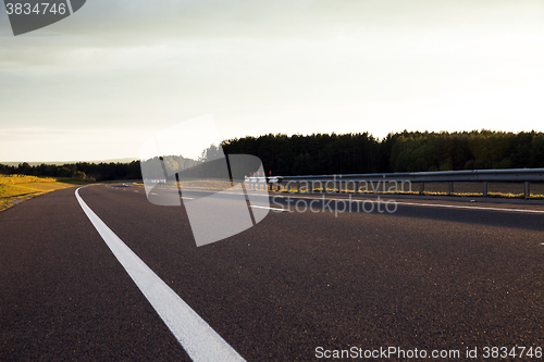 Image of  small paved road  