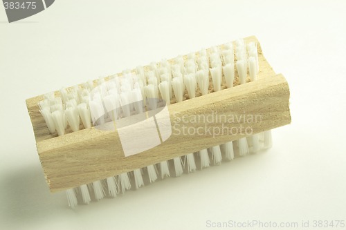 Image of wooden nail brush