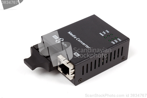 Image of mini fiber optic Media converter 