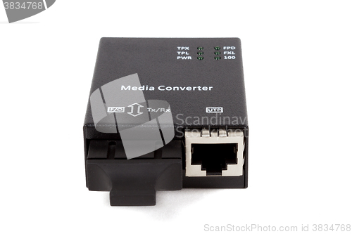 Image of mini fiber optic Media converter 