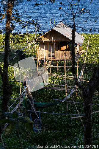 Image of Fish farm at Lake Tondano