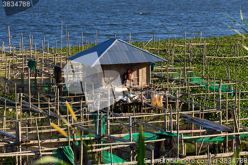 Image of Fish farm at Lake Tondano