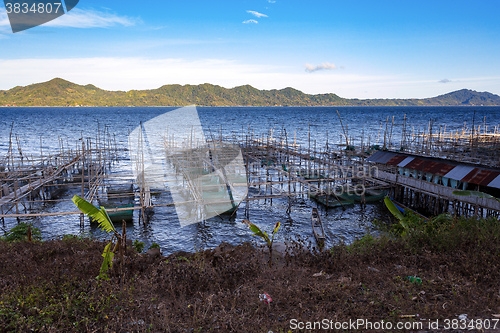 Image of Fish farm at Lake Tondano