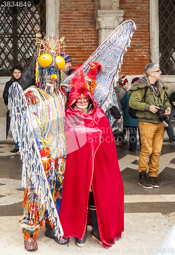 Image of Venetian Couple - Venice Carnival 2014