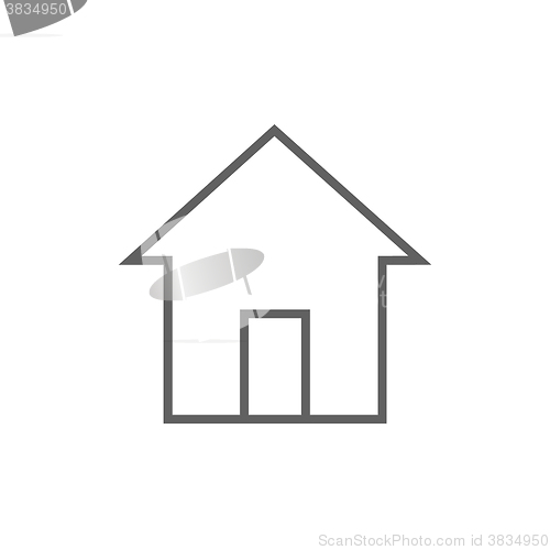 Image of House line icon.