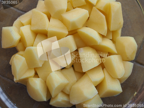 Image of Diced potato vegetables