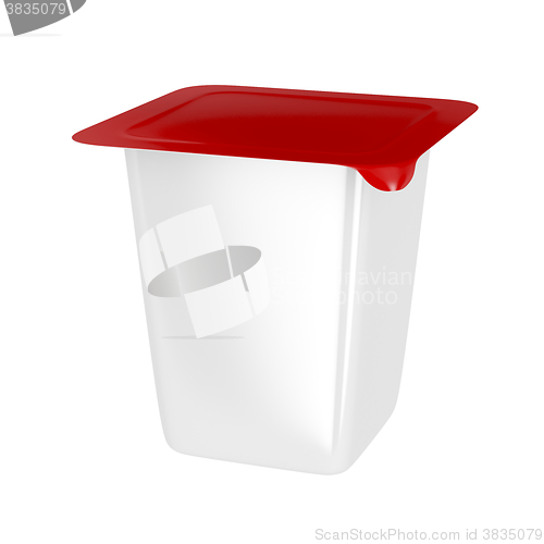 Image of Plastic container for yogurt