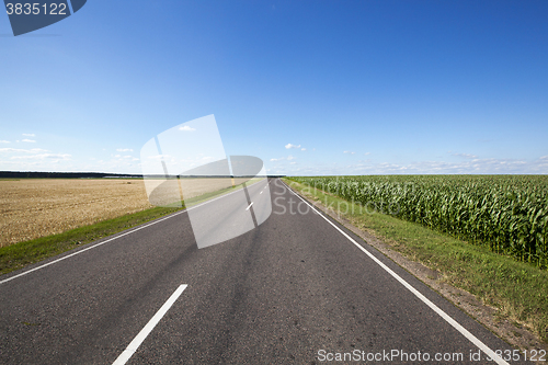 Image of   small paved road 