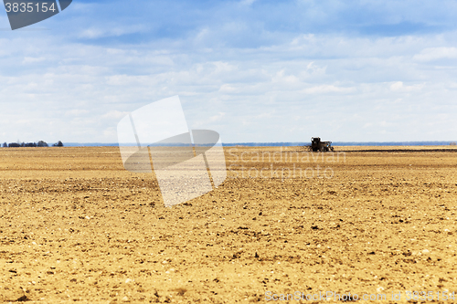 Image of fertilization of agricultural land  