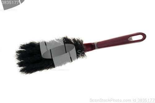 Image of isolated dark brush  