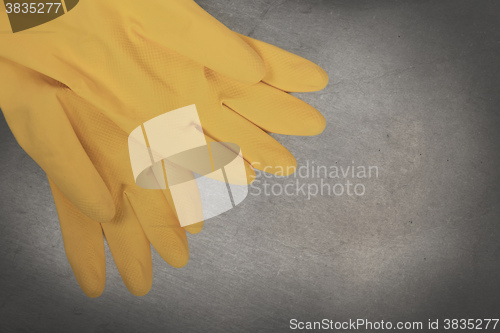 Image of Vintage image - Cleaning gloves