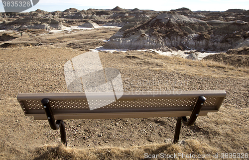 Image of Badlands Alberta Bench View