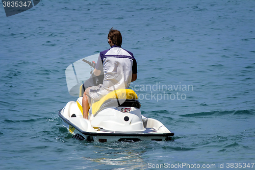 Image of A cruise on a water scooter.