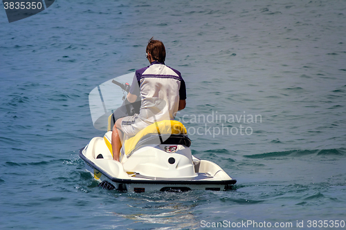 Image of A cruise on a water scooter.