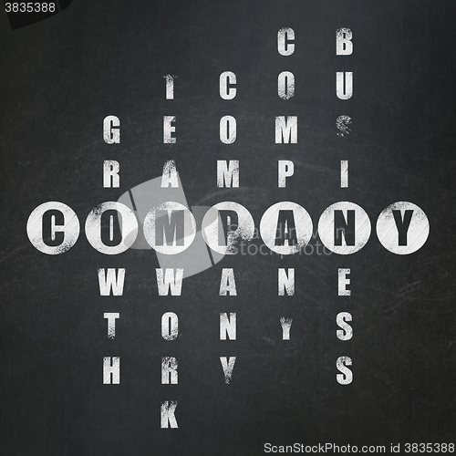 Image of Business concept: Company in Crossword Puzzle