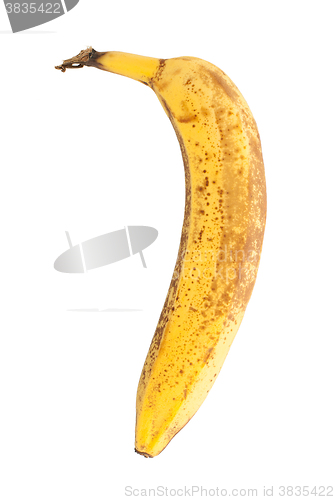 Image of Over ripe banana, isolated