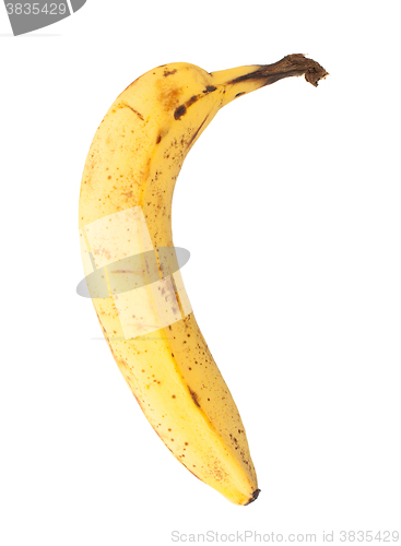 Image of Over ripe banana, isolated