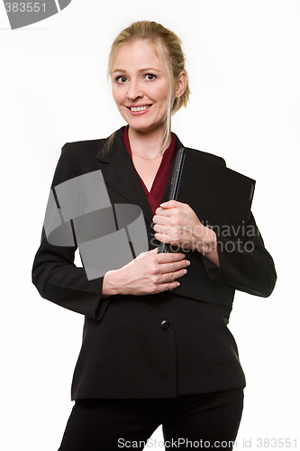 Image of Blond business woman