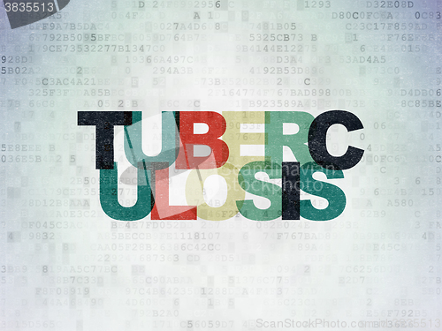 Image of Medicine concept: Tuberculosis on Digital Paper background