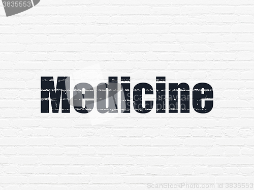 Image of Healthcare concept: Medicine on wall background