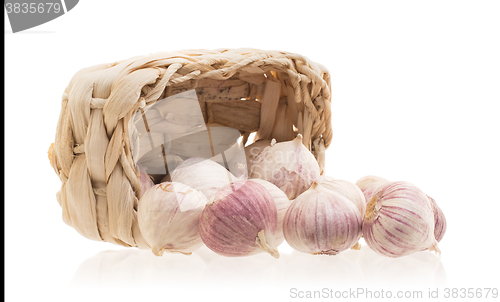 Image of Raw garlic (small) isolated
