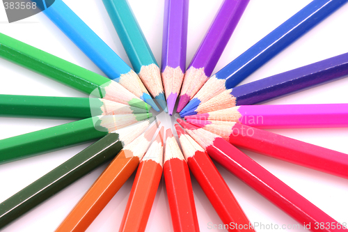 Image of rainbow pencils
