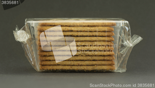 Image of Crackers in plastic