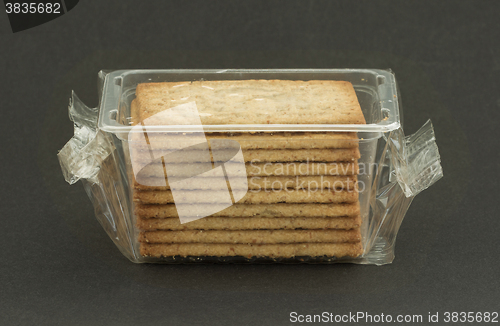 Image of Crackers in plastic