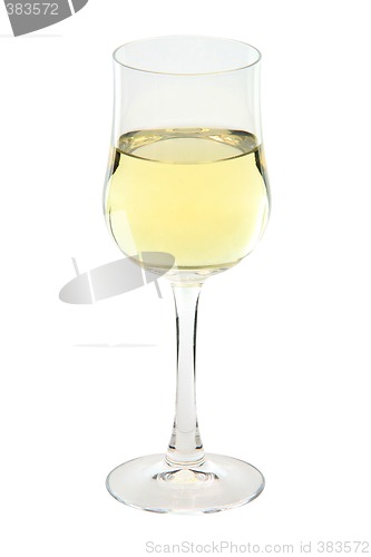 Image of white wine with path