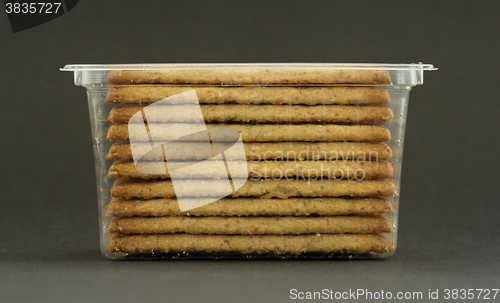 Image of Crackers in plastic