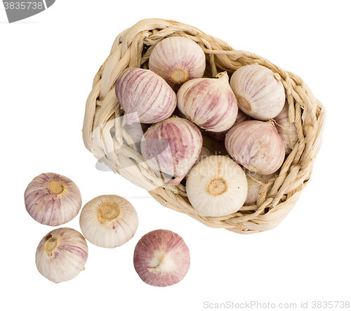 Image of Raw garlic (small) isolated