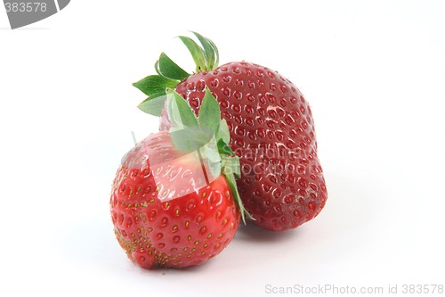 Image of two strawberries