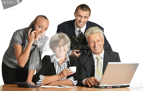 Image of Group of a businesspeople