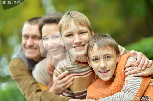 Image of Happy family of four