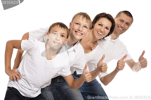 Image of Happy family of four
