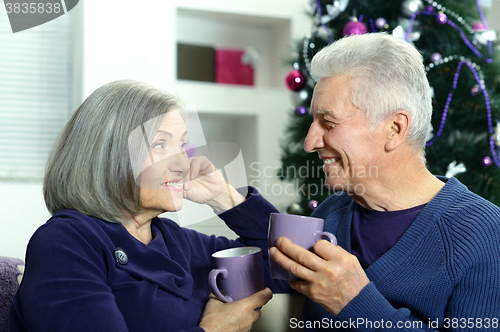 Image of beautiful elderly couple 