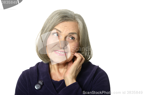 Image of smiling elderly woman