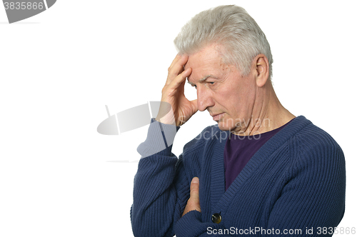 Image of Worried mature man