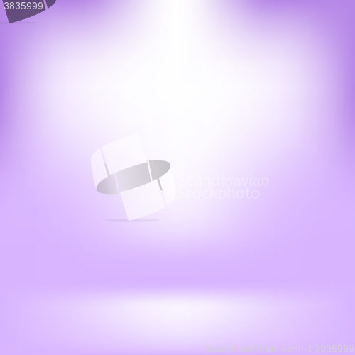 Image of Empty Studio. Light Purple Abstract Background