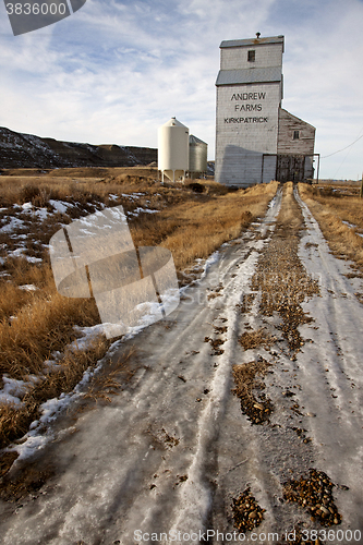 Image of Grain Elevator near Drumheller