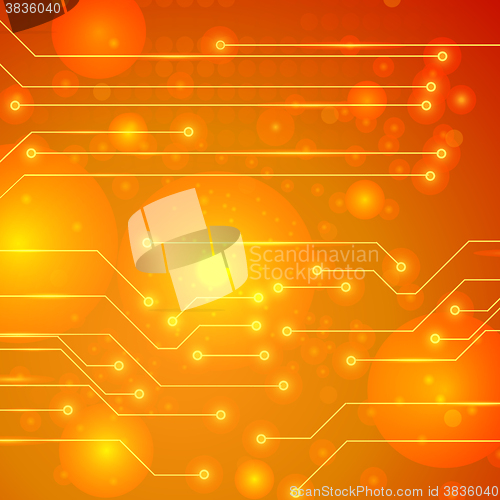 Image of Circuit Board Pattern. 