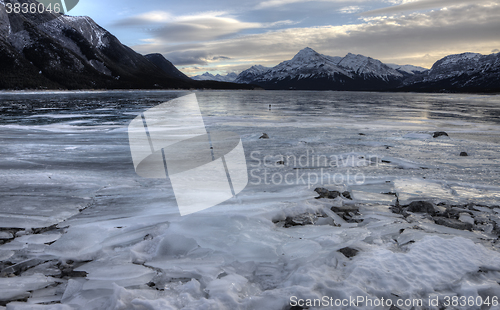 Image of Abraham Lake Winter