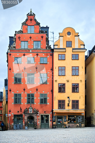 Image of Two houses on the square.