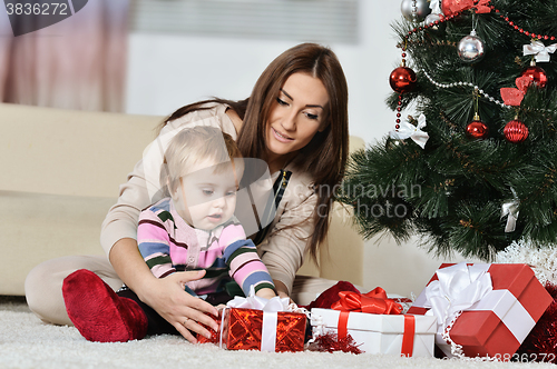 Image of  mother with a little boy