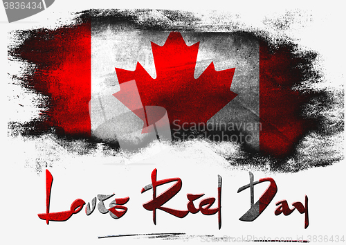 Image of Flag of Canada for Louis Riel Day 