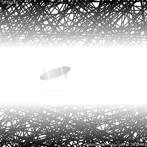 Image of Abstract Black Line Background.
