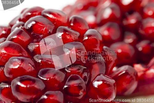 Image of pomegranate seeds, close-up  