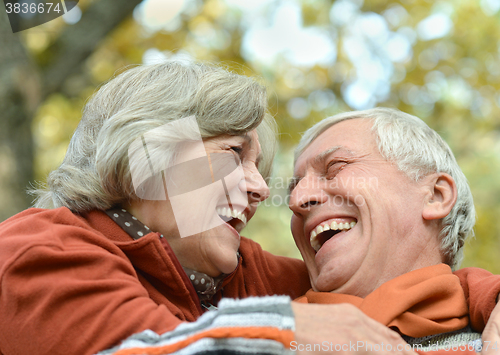 Image of  happy senior couple 